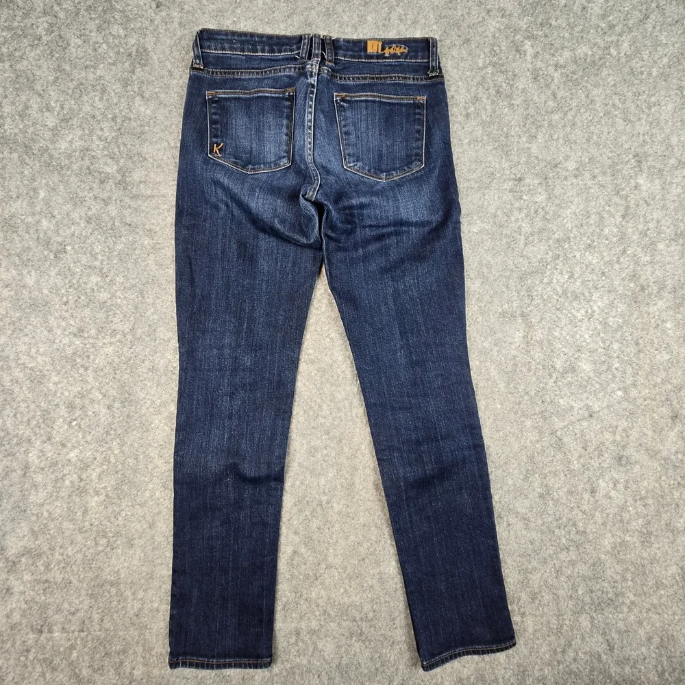 Kut from the Kloth Mia Toothpick Skinny Jeans Dark Wash Blue Size 2 KP271MA6R